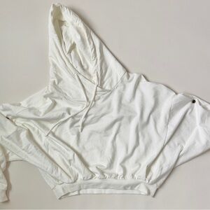 Young Fabulous & Broke Women's White Hoodie Top